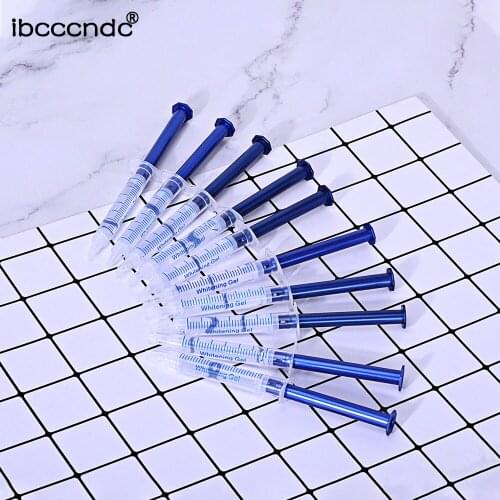 10Pcs /Set New Teeth Whitening Gel Remove Stains Agent Oral Hygiene Dental Care Beauty Teeth Cold Light Teeth dental material