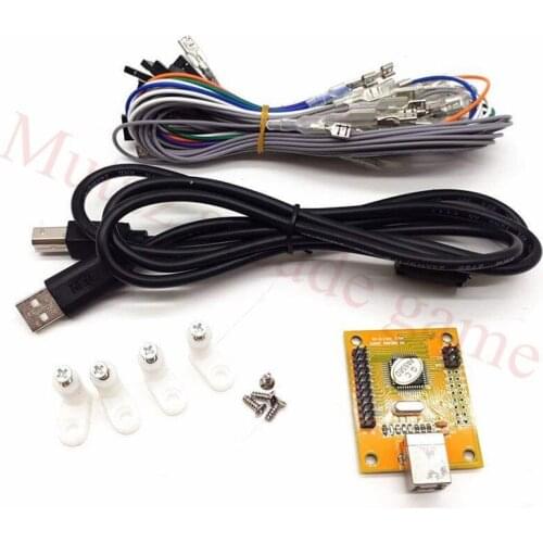 Free shipping 2 players PC PS/3 2 IN 1 Arcade to USB controller 2player Multicade Keyboard Encoder USB to Jamma game controller