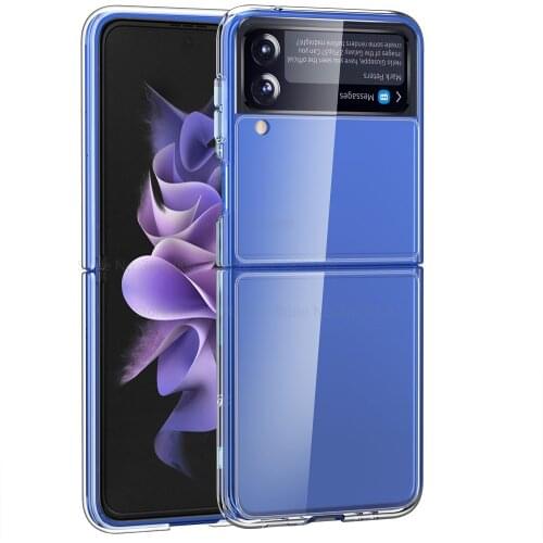 Case For Samsung Z Flip 3 Cases Leather Texture Back Cover For Samsung Galaxy Z Flip 3 ZFlip3 flip3 5G Flip Phone Shell coque