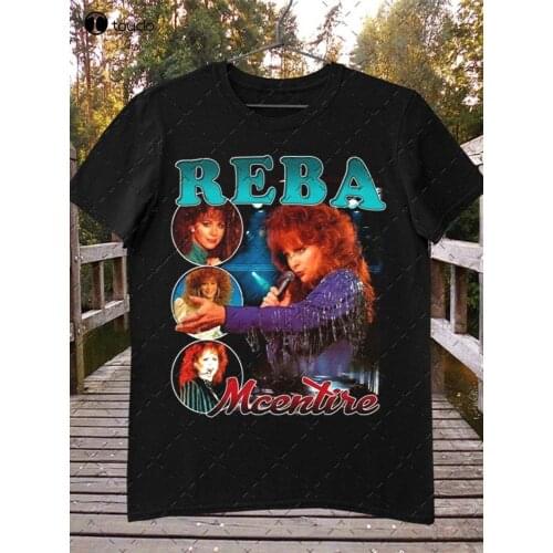 New Reba Mcentire Vintage Inspired 90S Rap Unisex Tee Shirt Cotton Tee Shirt