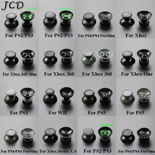 2PCS 3D Analog Joystick Stick Module Mushroom Cap For Sony Playstation 3/4/5 PS3 PS4 Pro Slim PS5 Xbox one 360 Thumbstick Cover