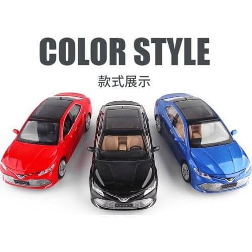 Diecast 1/32 Car Model Toyota 2019 New Camry Toy Simulation Decoration Alloy Collection Gift Display Hot Toys Boy