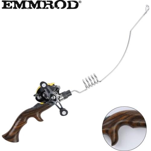 Handmade NEW Emmrod Ebony Handle Portable Bait Casting fishing rod set Ocean boat Raft fishing rod Telescopic Rod FQ-WD