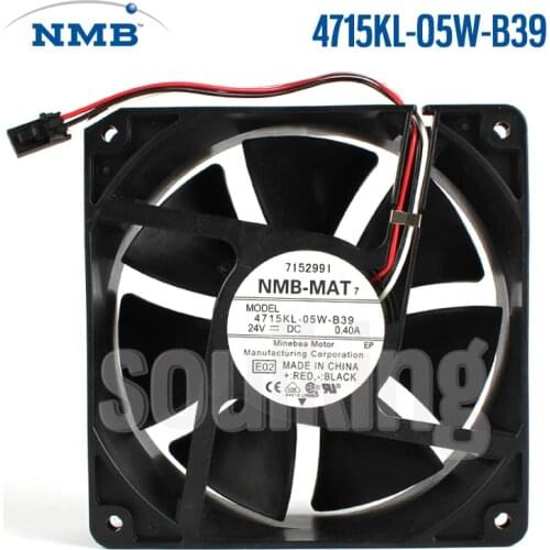 NEW NMB-MAT NMB 4715KL-05W-B39 24V 0.40A 12038 frequency cooling fan