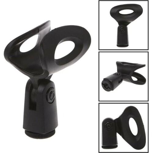 Microphone Stand Flexible Plastic Mike Clip Microphone Holder Tripod Bracket Portable Mic Stand