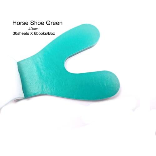 Horseshoe Articulating Paper With Green Color Dental Orthodontic Disposable Products