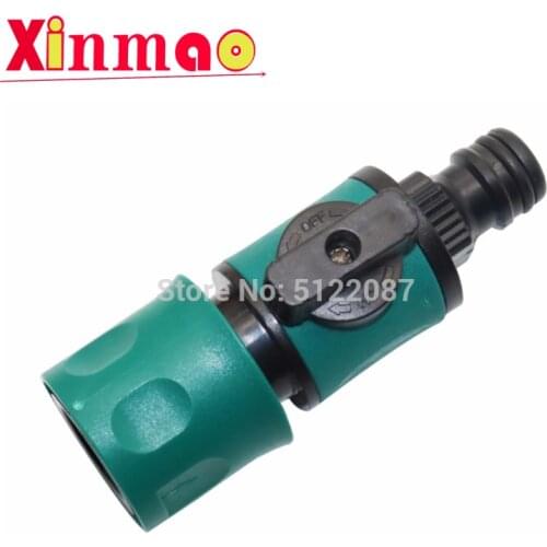 1PCS Plastic Valve with Quick Connector Agriculture Garden Watering Prolong Hose Irrigation Pipe Fittings Hose Adapter Switch
