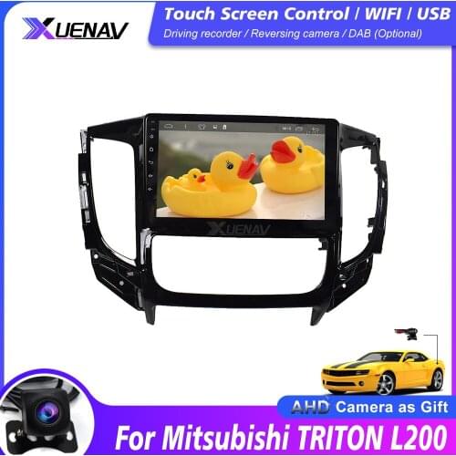 2 Din Android 9.0 Multimedia Video Player Navigation GPS For Mitsubishi TRITON L200 Auto Car Wifi Radio 2015 -2019 Autoradio