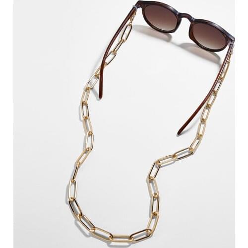2020 New Trendy Chunky Cuban Link Gold Chains For Sunglasses Womens Unisex Multifunctional Gold Necklaces Mask Chain