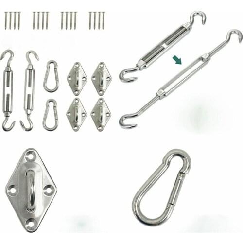 Accessories For Use Sun Shade Sail Canopy Sail Shade Steel Fixings Fittings