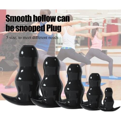 XL/XXL Size Hollow Anal Plug Douche Enema Prostata Massager Sex Toys For Woman Men Gay Peep Vaginal Butt Plug Anal Dilator