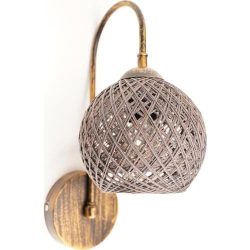 Saint Belisama Gale Applique Tumbled-Jute Gray Applique