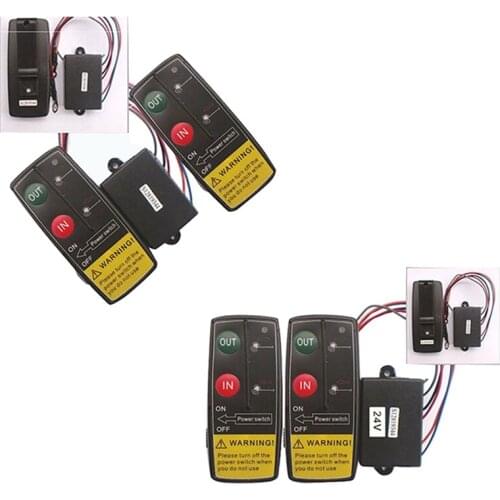 50Ft Auto Wireless Console Winch Remote Control Car Manual Transmitter Button Console For Car Atv Suv Truck