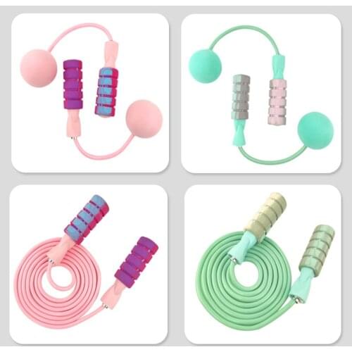 Cordless Skipping Ropehome Gym Dual-use Adjustable Fitness Equipment Portable Exercise Load-bearing Rope Large Ball Skipping