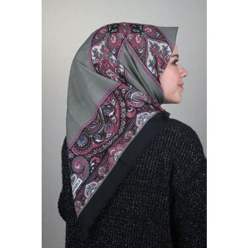 BONJELA PATTERNED COTON SCARF-DESEN-54-RENK-11