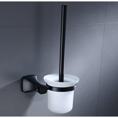 Toilet Brush Holders toilet brush bathroom hardware bathroom accesories black toilet brush set