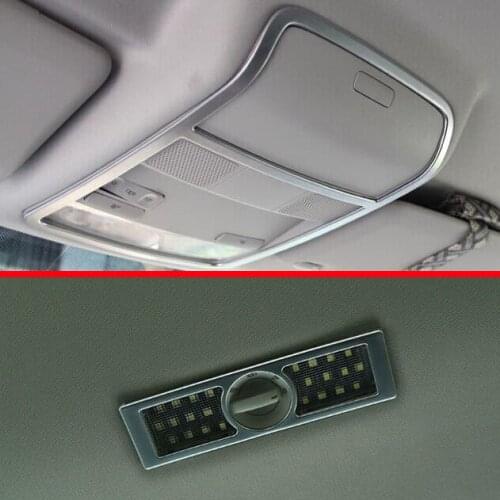 For Volkswagen VW TIGUAN 2010-2016 ABS Pearl Chrome Interior lights Reading lights Trim Cover