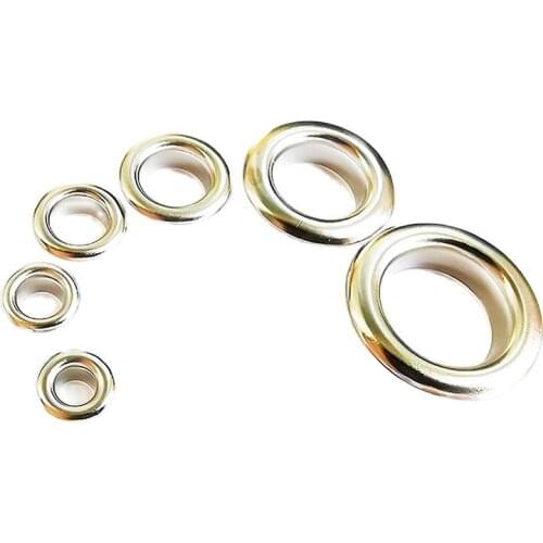 6-14mm Inner Round Metal Garment Eyelets Grommet For Bag Hat Shoe Clothes Jeans Leather Craft Chocker Decor DIY Accessories
