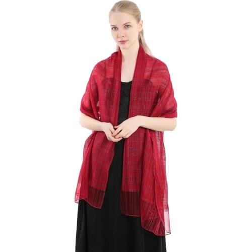 Fashion Women Elegant Silk and Wool blended Scarves Wedding and Party Shawl Evening Dress Wraps
