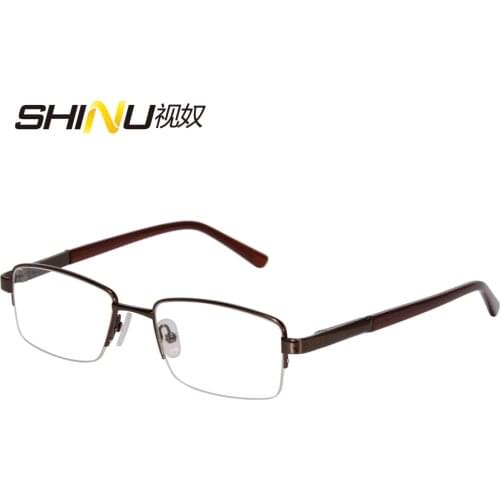 Quality Semi-rimless Glasses Women Men Blue Light Protection Reading Glasses Antifatigure & Anti-radiatio Oculos De Leitura