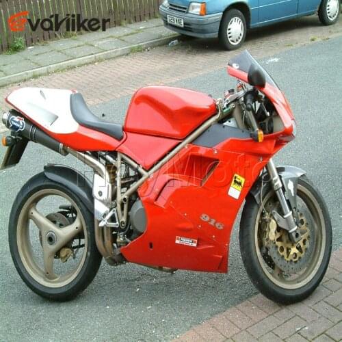 Full fairing kits for 748 916 996 1997 1998 1999 2000 2001 2002 red ABS Plastic motorcycle fairing H2