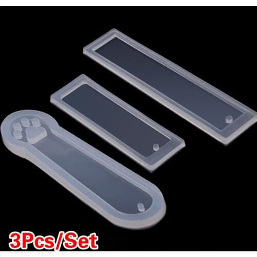 Rectangle Silicone Bookmark Mold DIY Cute Cat Paw Bookmark Mould Making Epoxy Resin DIY Craft Silicone Transparent Mold