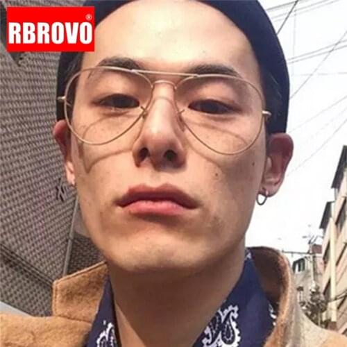 RBROVO Clear Lens Glasses Frame Women Retro Eyewear Frame Women Retro Eyeglasses Frame Anti-blue Light Lentes De Lectura Hombre