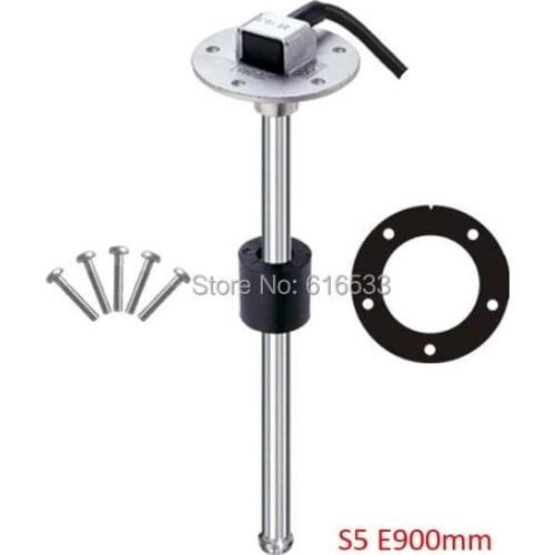 S5 E900mm 0-190ohm float switch fuel water oil liquid tank motion level sensor gauge 12v for boat marine car yatch accessories