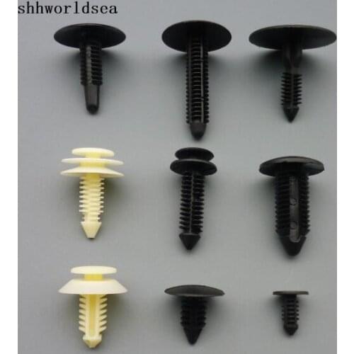 Shhworldsea 500pcs car fastener trim panel seat back panel retainer bumper fascia fend bumper shield clip interior trim retainer