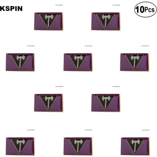 Lesbian Pride Pink Flag Lapel Pin Flag badge Brooch Pins Badges 10Pcs a Lot