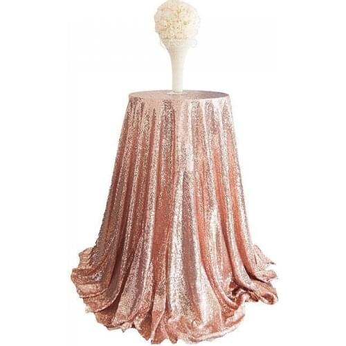 Tablewares Rose GoldGlitter Rose Gold Table Runner Party Supplies Fabric Decorations for Wedding Birthday Baby Shower