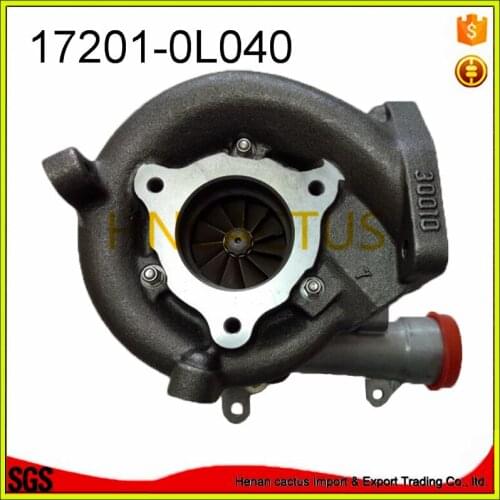 TURBO CT16V 17201-OL040 17201-0L040 17201-30110 Turbocharger Hilux HI-LUX D4D Landcruiser ViIGO 3000 05- 1KD-FTV 3.0L
