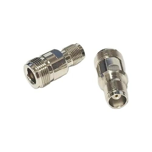 1pc NEW N Female Jack to TNC Female Jack RF Coax Adapter convertor Straight Nickelplated wholesale