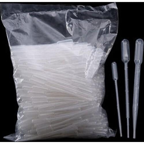 100pcs 0.2/0.5/1/2/3/5/10ml Disposable plastic pipette Pasteur pipette plastic Pasteur pipette dropper