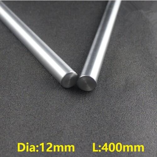 30pcs/lot 12mm linear shaft 400mm long 12x400mm hardened linear shaft Rod Bar CNC router steel rod