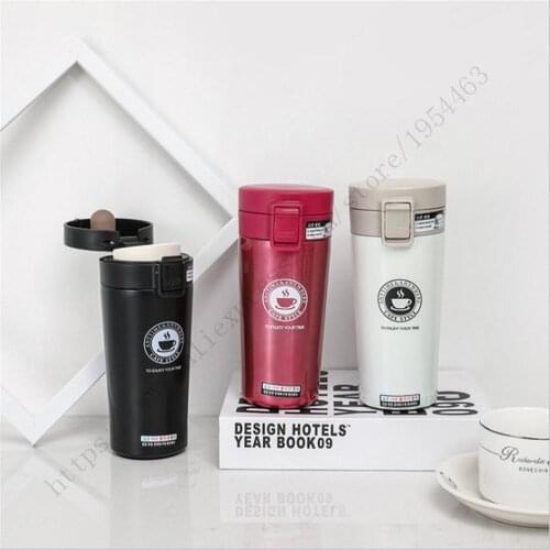 380ml Thermos Stainless Steel Travel coffee cup Insulated Vacuum Flask Water Bottle Keep Cold & Hot