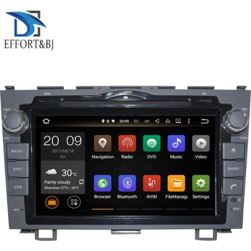 4GB Android 9.0 Octa Core 8'' LCD Screen Car GPS Navigation For Honda CR-V 2006-2011 Car Radio Audio Video Multimedia DVD Player