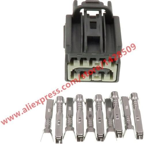 5 Sets 10 Pin Automotive Rearview Mirror Harness Plug Female Wiring Connector For Ford Focus 7283-6455-40