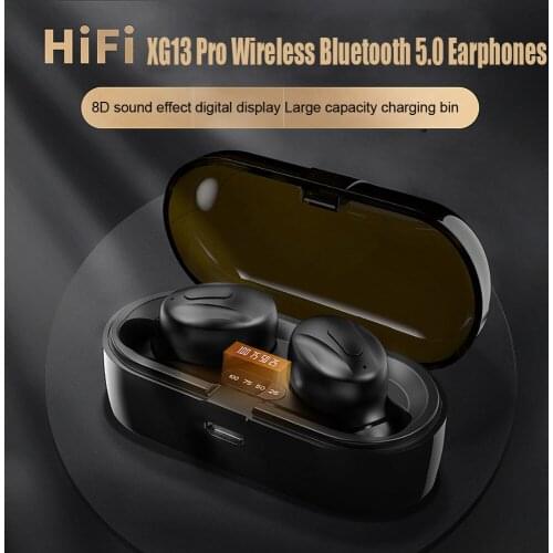 XG13 Pro Earbuds Wireles headphones Bluetooth 5.0 hi fi headset TWS with mic Earphone for smart phone Free shipping home Mini