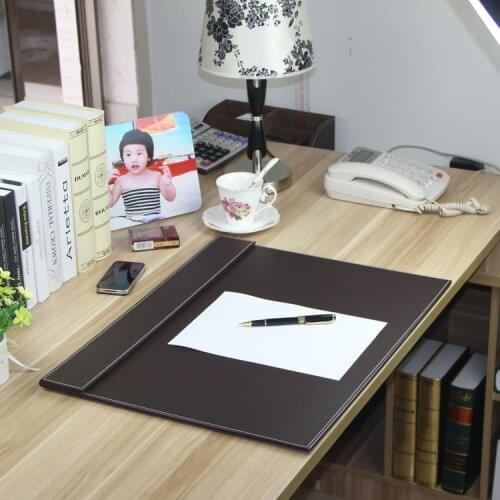 60x45cm large office desk PU leather designing drawing writing board file folder keyboard mat paper clip desktop organizer 235B