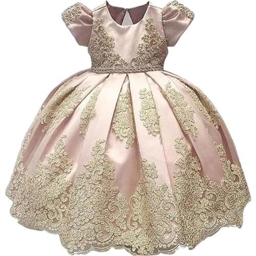 Hot Sale Baby Long Christening Gown Lace New Birthday Baby Dress Baby Girl Christening Gowns Baptism Dresses