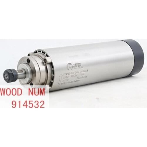 800W Air cooling spindle motor, 220 v - ER11 air cooling spindle motor 65 mm * 205 mm in diameter