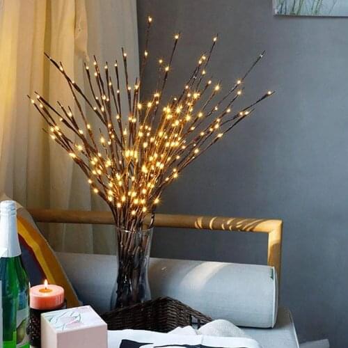 Battery Powered Garland Branch Fairy Lights Led Lights Christmas Decoration Light for Room New Year Wedding Decoration For home