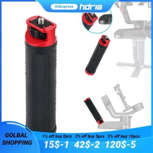 HDRIG Kettle Handle For Zhiyun WEEBILL LAB Weibi S Stabilizer Handle Extension Handle 1/4 Cold Shoe Seat