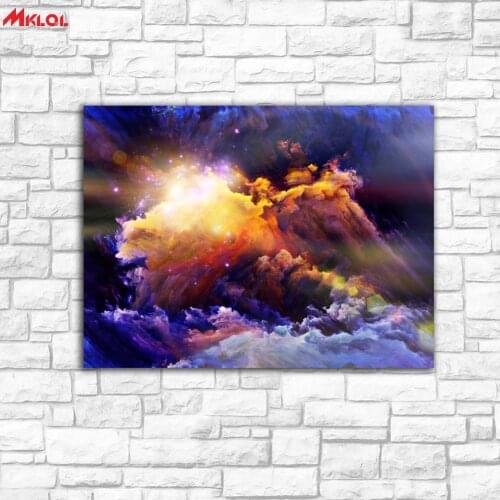 Art Tsunami Twilight Symphony painting Painting For Living Room Home Decoration Oil Painting On Canvas Wall Painting no fram