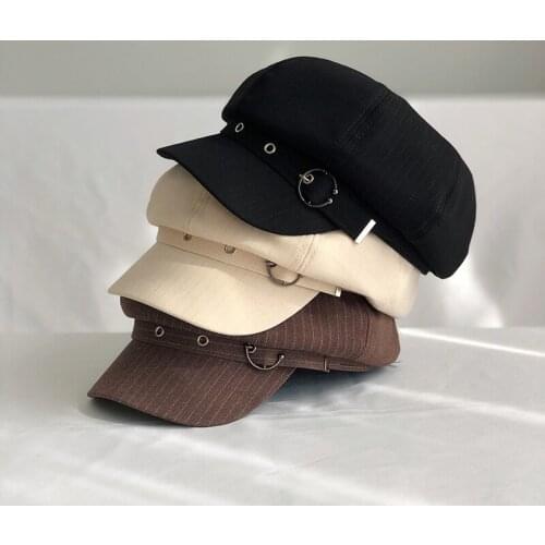Womens Cap Visor Cabbie Fiddler Winter Spring Octagonal Paperboy Hat Girls Gift Classic Brim Collection Hat