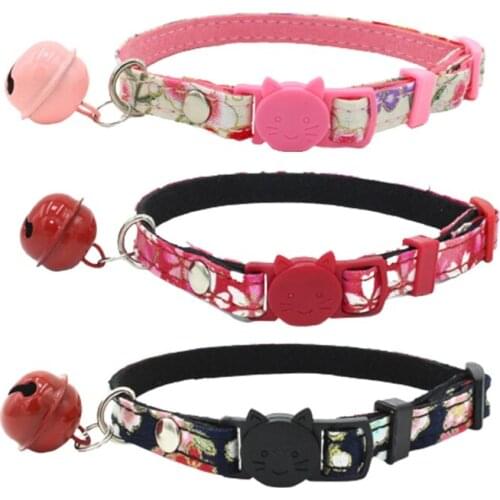 Chinese New Year Style Pet Embroidery Adjustable Bells Cats and Dogs and Wind Lucky Collar Accessories Necklace