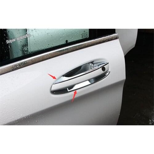 Lapetus Exterior Refit Kit For Mercedes-Benz GLA 200 220 X156 2015 - 2019 Chrome Door Handle + Bowl Frame Cover Trim Accessories