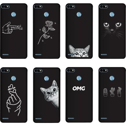 QAQsam Soft Silicone For ZTE Blade A3 5.5" Case Cover Painting For ZTE Blade A 3 Pattern Matte Phone Cases Flower Cat Funda