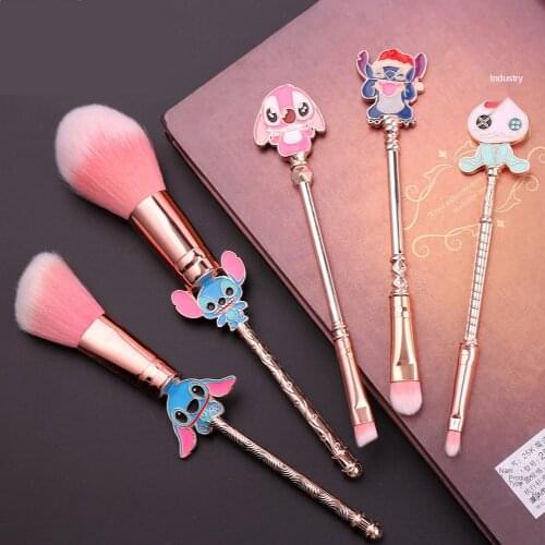 5 Pcs Anime Model Makeup Brush Set Girl Gift Makeup Tools Metal Handle